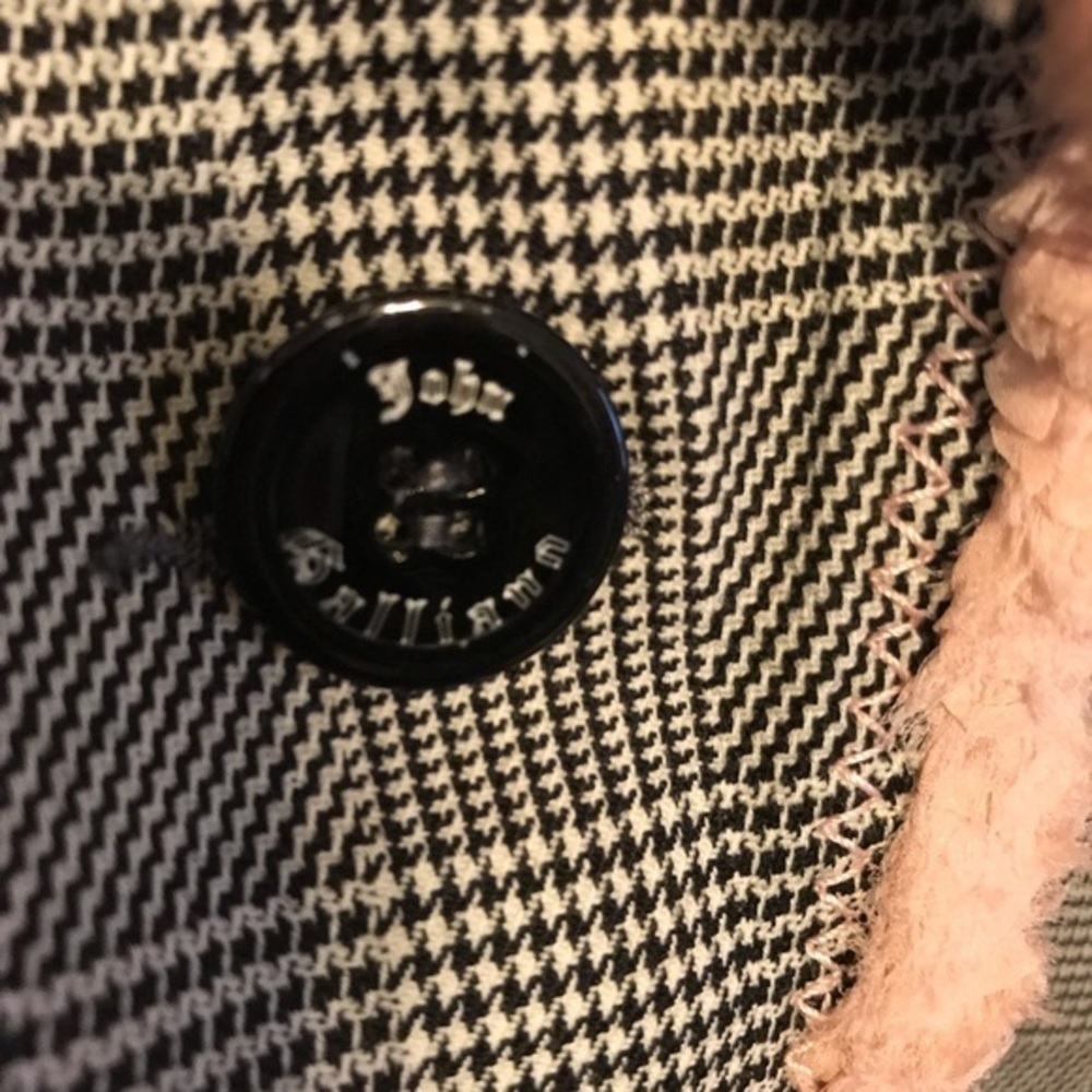 John Galliano for Saks Jandel plaid Jacket size 8 - Picture 8 of 8